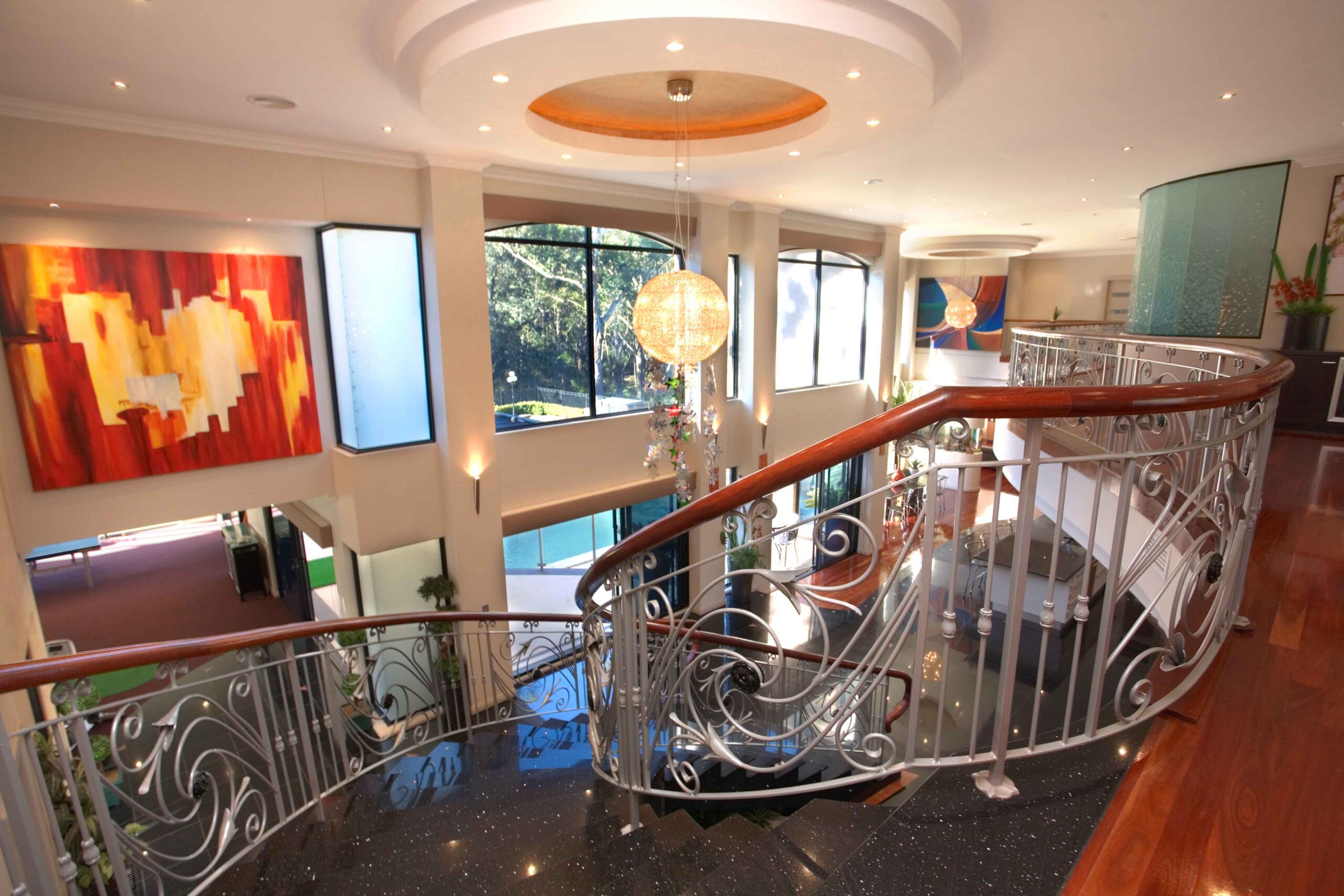 Top of stairs